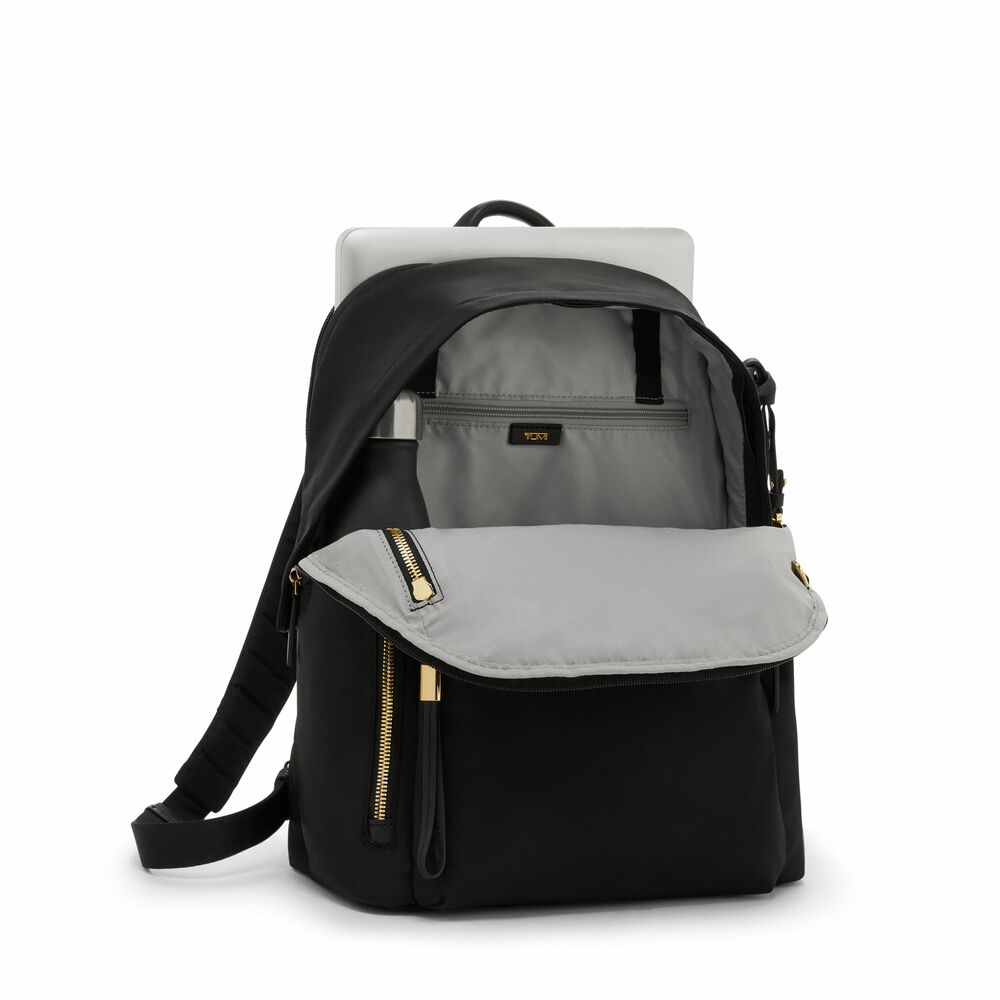 Voyageur Halsey Backpack Black/Gold