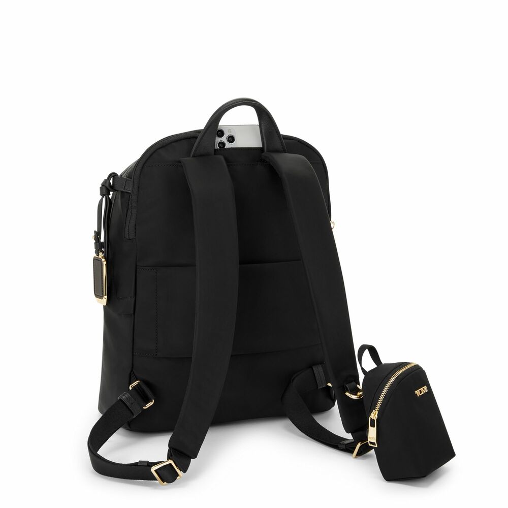 Voyageur Halsey Backpack Black/Gold