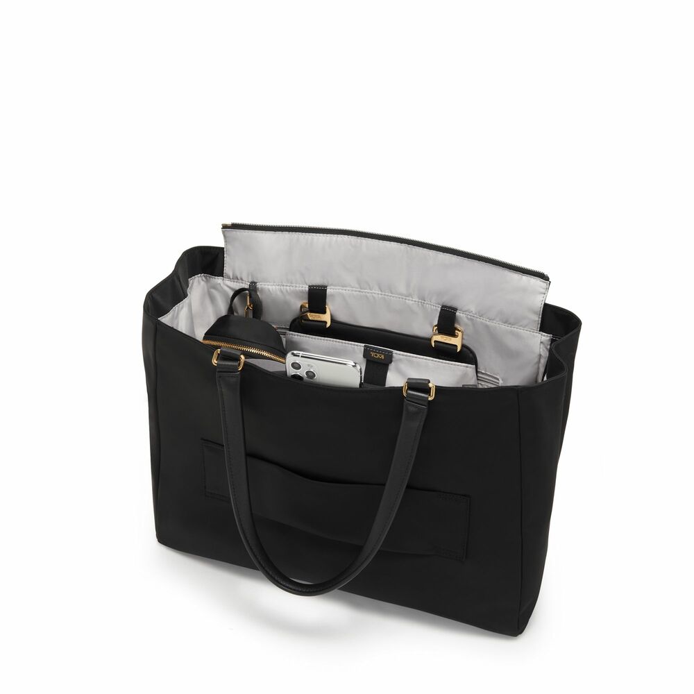 Voyageur Valetta Large Tote Black/Gold