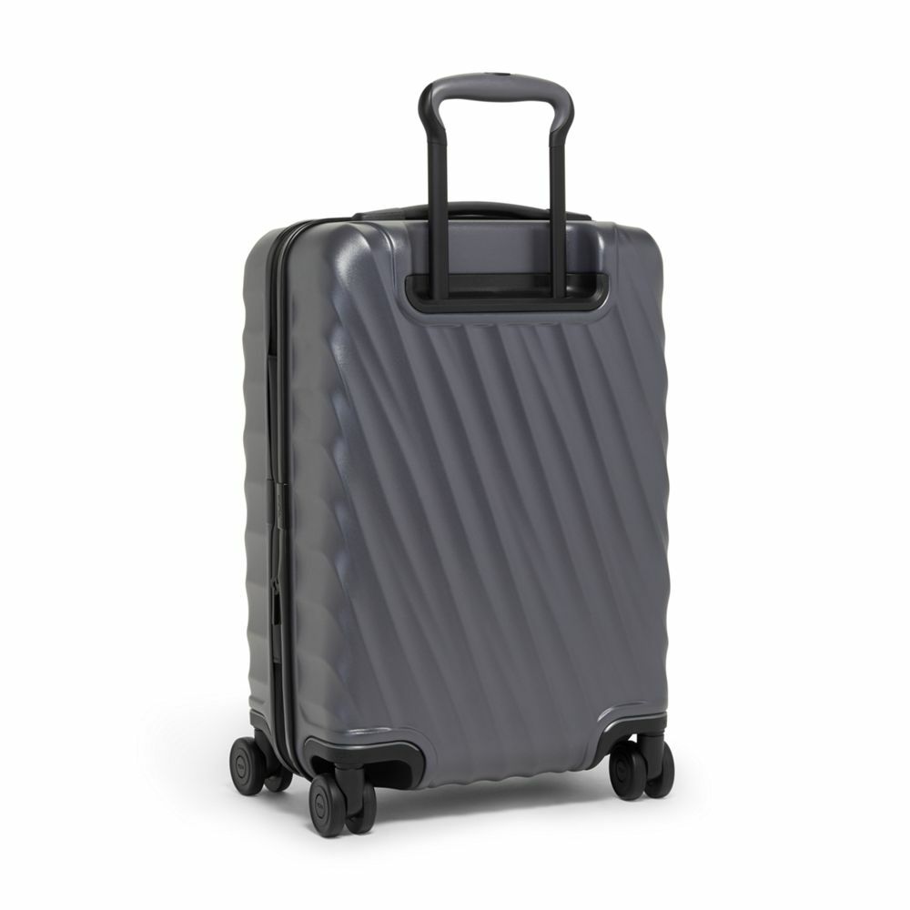 19 Degree International Expandable 4 Wheels Carry-On Grey Texture