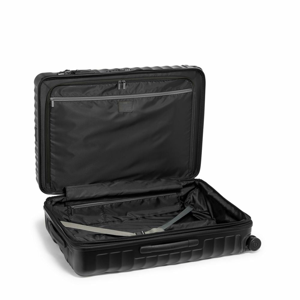 19 Degree Extended Trip Expandable 4 Wheels Packing Case Black Texture