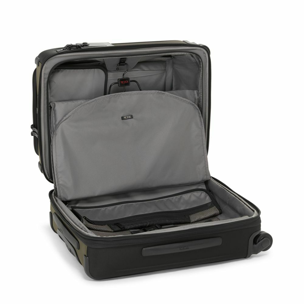 Tumi Alpha Continental Dual Access 4 Wheels Carry-On Olive Night