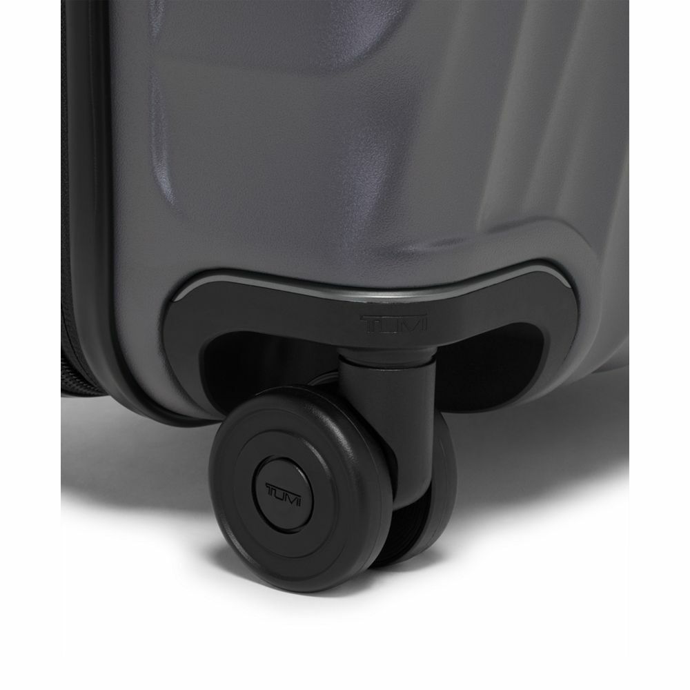 19 Degree International Expandable 4 Wheels Carry-On Grey Texture