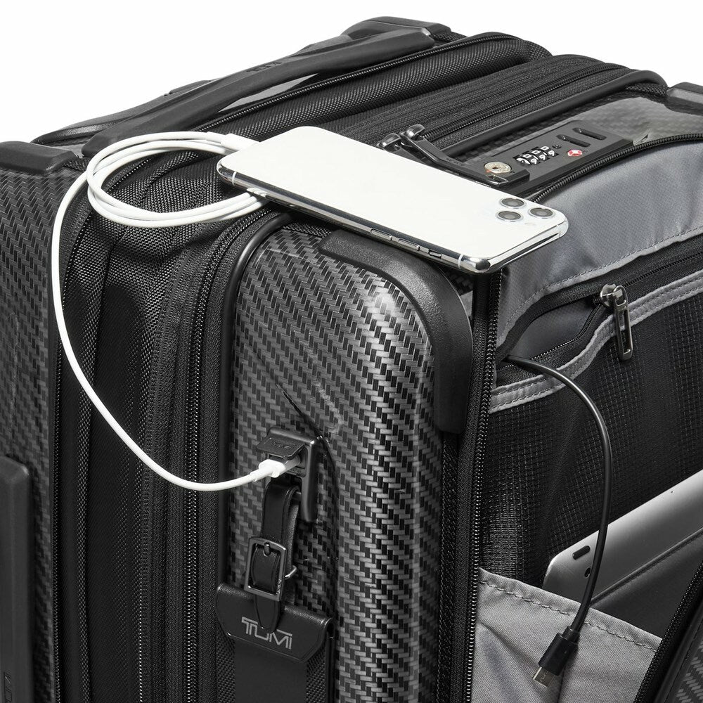 Tegra Lite International Front Pocket Expandable Carry On Black/Graphite